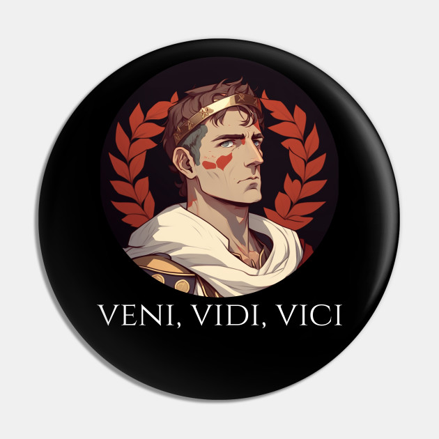 Veni Vidi Vici - Julius Caesar In Anime Style | Postcard