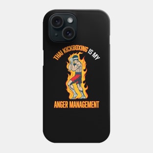 Funny Muay Thai Kickboxing MMA and Mixed Martial Arts Phone Case