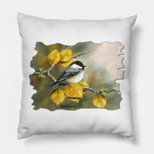 Aspen Chickadee Pillow