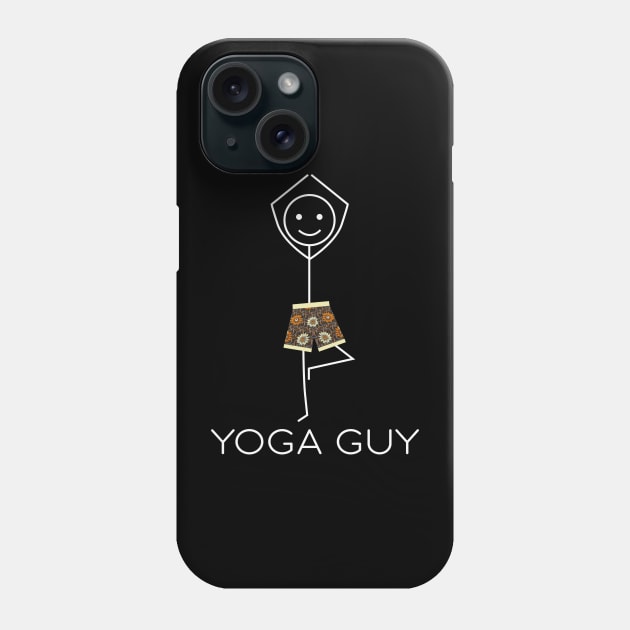 Funny Men Yoga Phone Case by MasutaroOracle