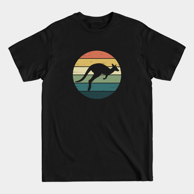 Discover Retro Rainbow Kangaroo - Kangaroo - T-Shirt