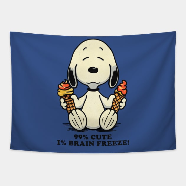 Brain freeze Tapestry by FanFreak