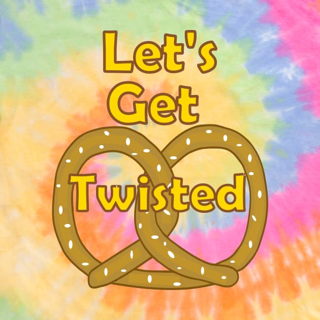 FUNNY Food Pretzels Lets Get Twisted Punny Food by SartorisArt1