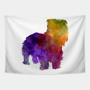 Irish Glen of Imaal Terrier in watercolor Tapestry