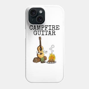 Campfire Guitar Summer Camping Trip Guitarist Musician Phone Case