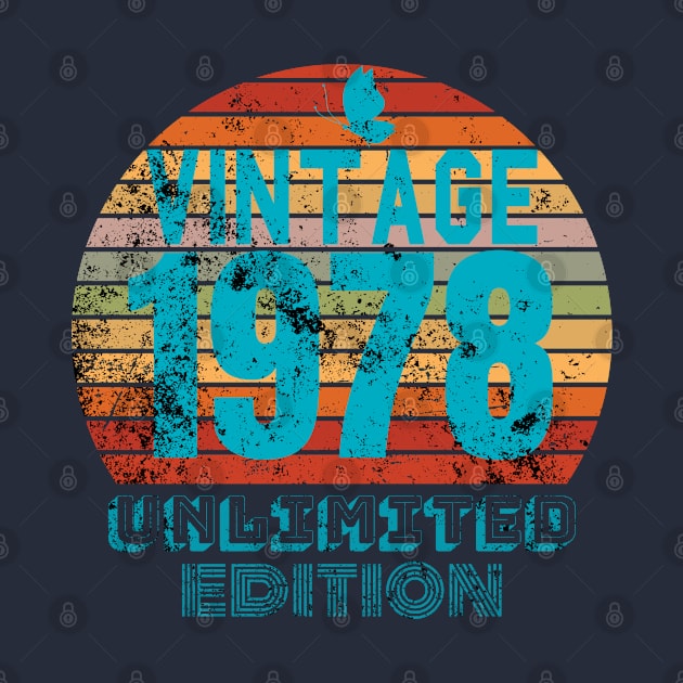 vintage 1978 retro sunset by J&R collection