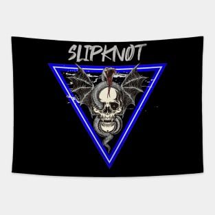 skull in triangle Tapestry