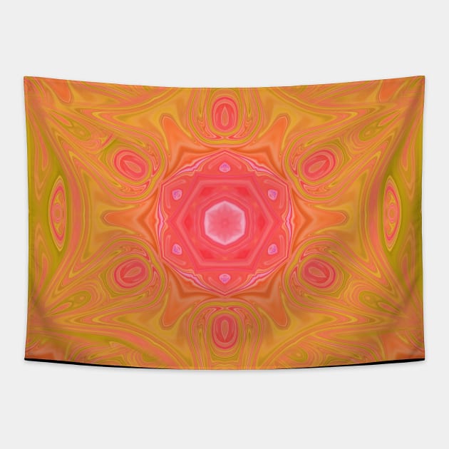 beautiful kaleidoscope ripples of life Tapestry by hereswendy