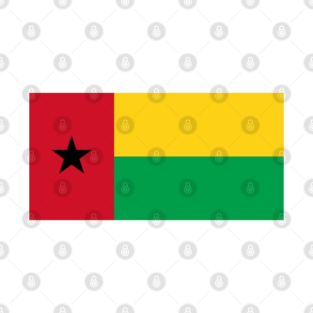 Flag of Guinea Bissau by COUNTRY FLAGS