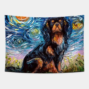 Cavalier King Charles Spaniel Night Tapestry