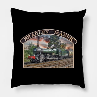 GWR Bradley Manor and Nameplate Pillow