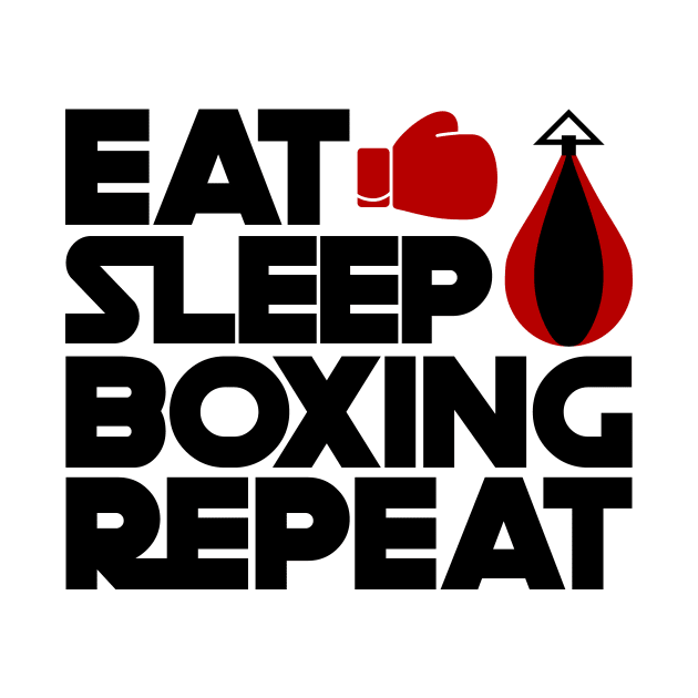 Eat Sleep Boxing by colorsplash