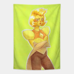 Yellow Diamond Tapestry