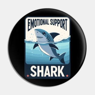 Emotional Support Shark Pin