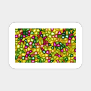 Multicolored Mosaic Pattern Magnet