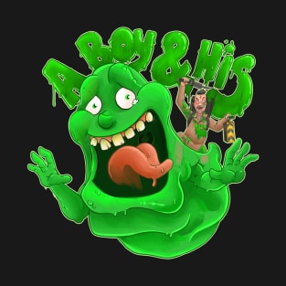 A Boy and his Slimer T-Shirt