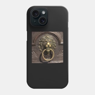 A Lion at the Door Phone Case