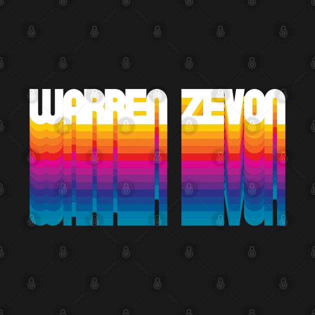 Retro Warren Proud Name Personalized Gift Rainbow Style by Time Travel Style