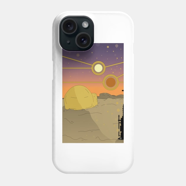 Tatooine Phone Case by mikineal97