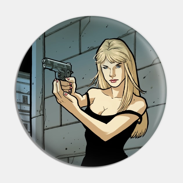 Spy Woman Pin by Chiara Di Francia