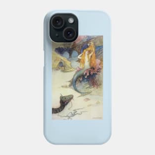 The Mermaid - Warwick Goble Phone Case