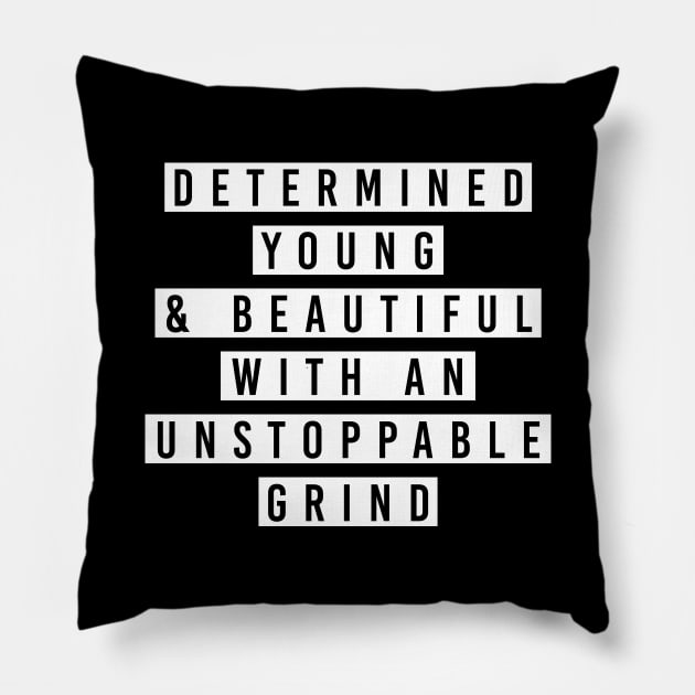 Beautiful Be You Confidence Strong Independent Woman Pillow by johnii1422