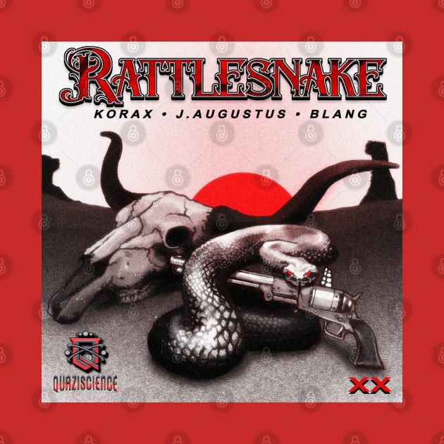 Rattlesnake LP art by J. Augustus