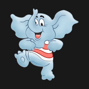 A merry little elephant playing T-Shirt