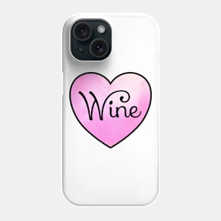 Wine Heart Phone Case