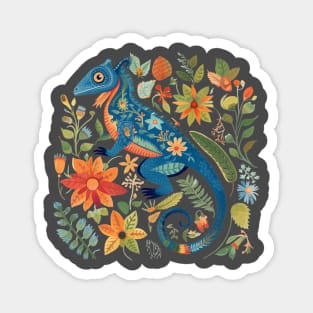 A Chameleon Scandinavian Art Magnet