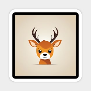 Minimalistic Deer Magnet