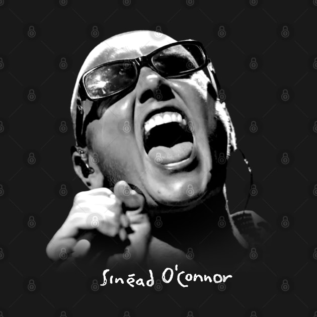 Sinead O'Connor Black white by Mamimotaz91