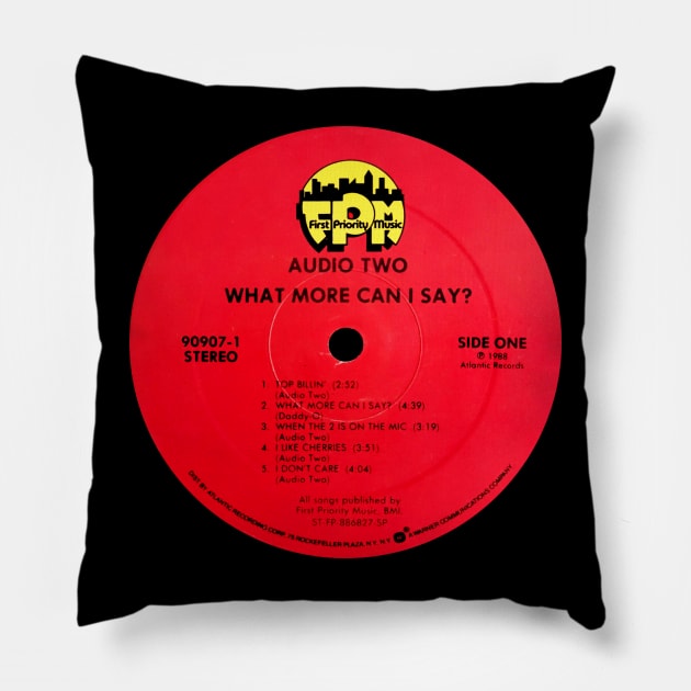 What More Can I Say? (1988) Pillow by Scum & Villainy