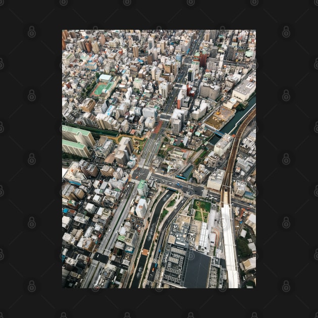 Japan - Streets of Tokyo From Above by visualspectrum