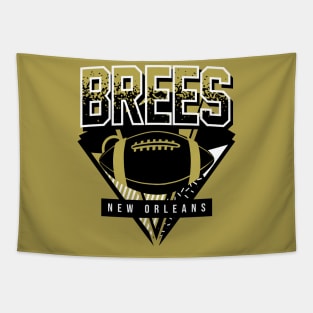 Brees Throwback New Orleans Football Tapestry