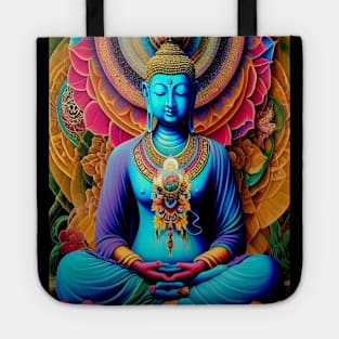 Very Cool Image of a Colorful and Dreamy Buddha Tote