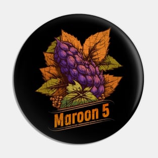 Vintage Maroon 5 - Save The Plant Pin