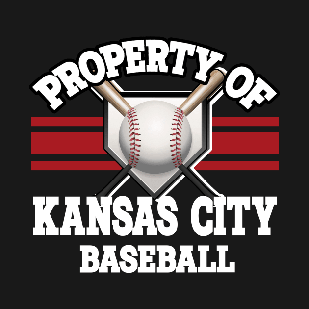 Proud Name Kansas City Graphic Property Vintage Baseball by WholesomeFood