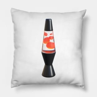 Lava Lamp Retro Stylings Pillow