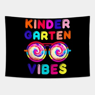 Back To School Kindergarten Vibes Tie Dye Sunglasses Tapestry