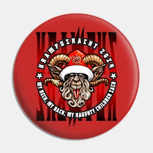 Krampus - My Neck, My Back, My Naughty Children Sack Pin