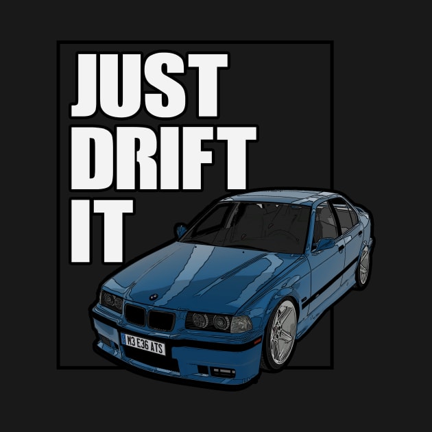 BMW e36 sedan Drift by JDMzone