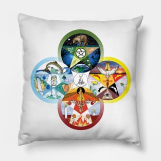 Four Directions Constellation - Twin Cities Tarot Collective Pillow