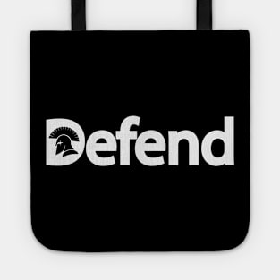 Defend artistic design Tote