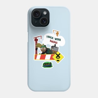 "Track Work Ahead!" - The Railways of Crotoonia Phone Case