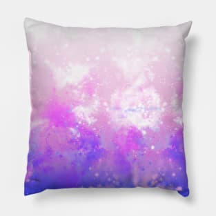 Pink Purple Gradient Space Texture Pillow