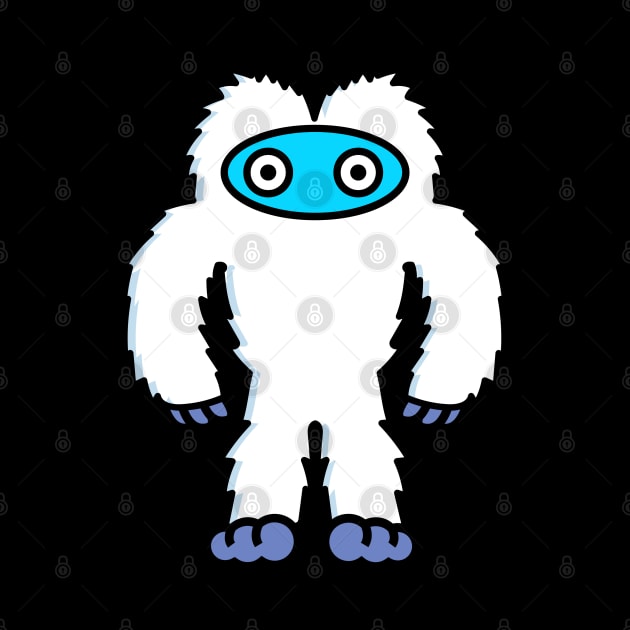 Cute yeti by UniqueDesignsCo