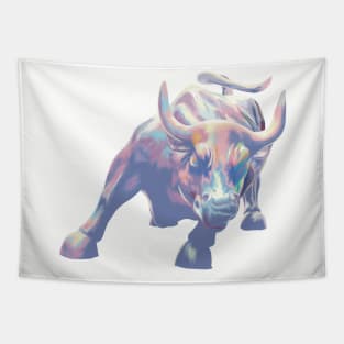 The Charging Bull of Wall Street Tapestry
