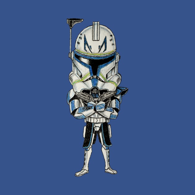 Captain Rex Caricature by tabslabred