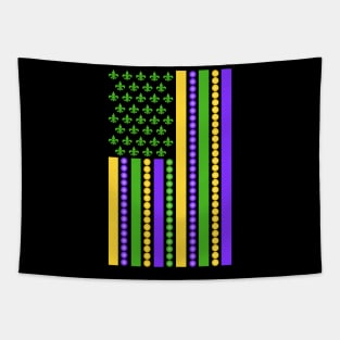 Mardi Gras Flag - New Orleans Tapestry